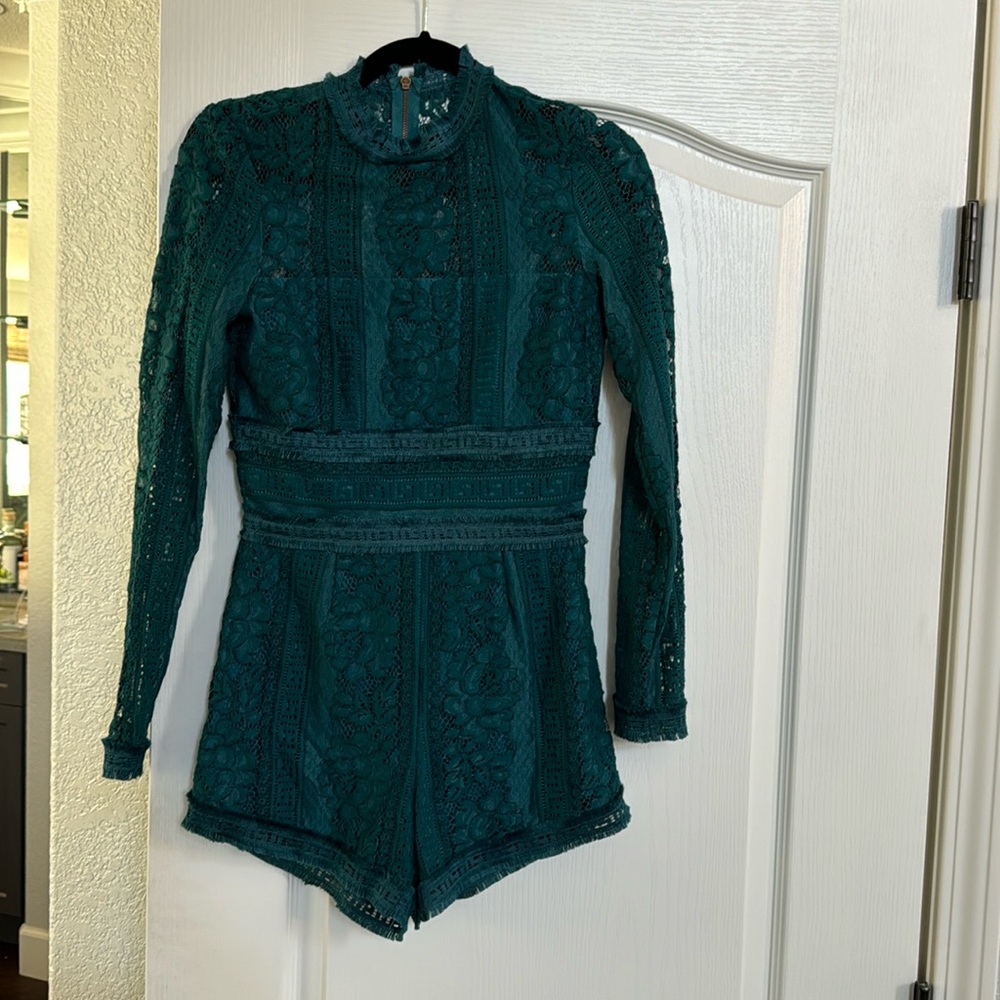 Saylor lace romper